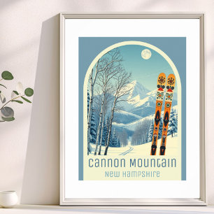 Cannon Mountain New Hampshire ski resort  Poster