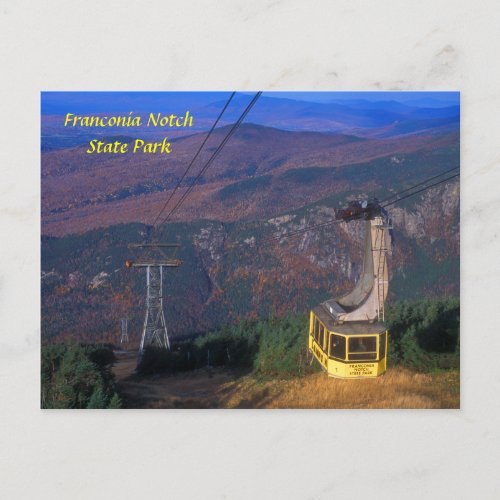 Cannon Mountain Tram Franconia Notch Postcard