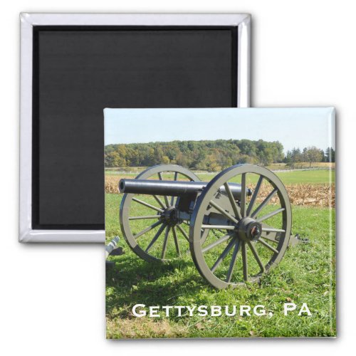 Cannon on the Gettysburg Battlefield Magnet
