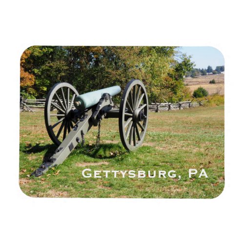 Cannon on the Gettysburg Battlefield Magnet