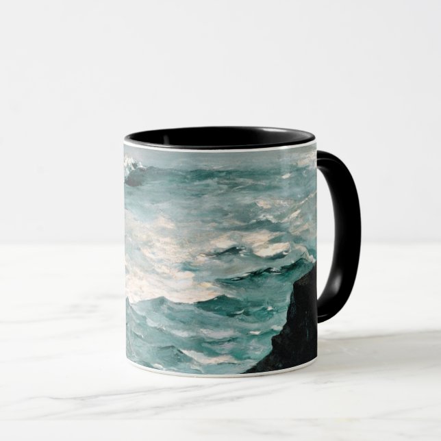 Cannon Rock, fine art by Winslow Homer Mug (Front Right)