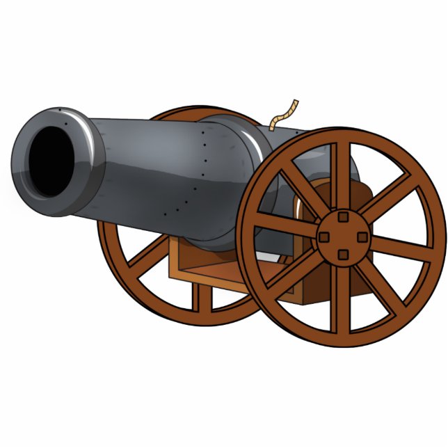 cannon statuette (Front)