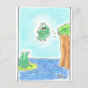 Cannonball Frog Postcard