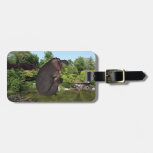 Cannonball Hippo Luggage Tag