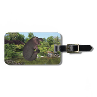 Cannonball Hippo Luggage Tag