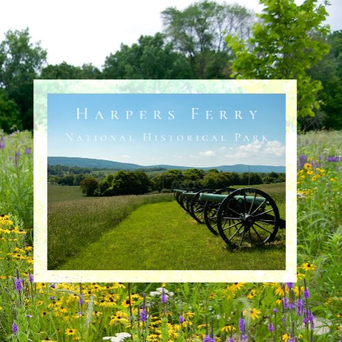 Cannons Harpers Ferry National Historical Park Postcard