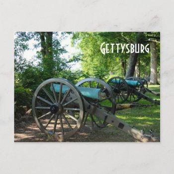 Cannons Of Gettysburg National Military Park Postcard by Scotts_Barn at Zazzle