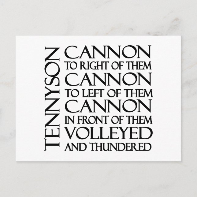 Cannons Postcard (Front)