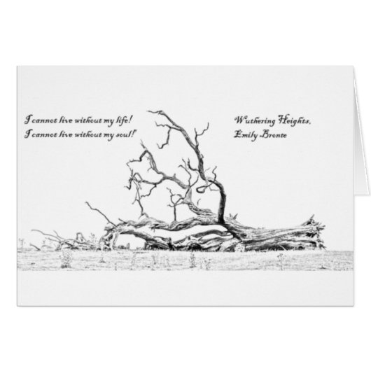 Cannot Live Without My Soul Wuthering Heights Cards (Front Horizontal)