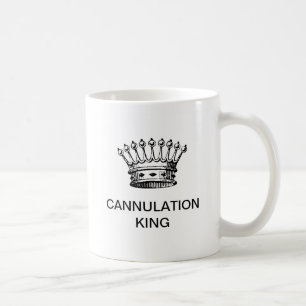CANNULATION KING COFFEE MUG