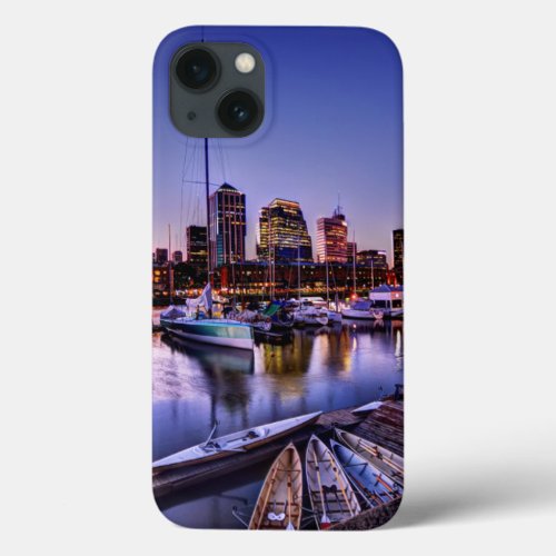 Canoas Al Atardecer _ Canoes At Sunset iPhone 13 Case