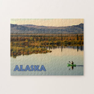 Canoe Alaska Jigsaw Puzzle
