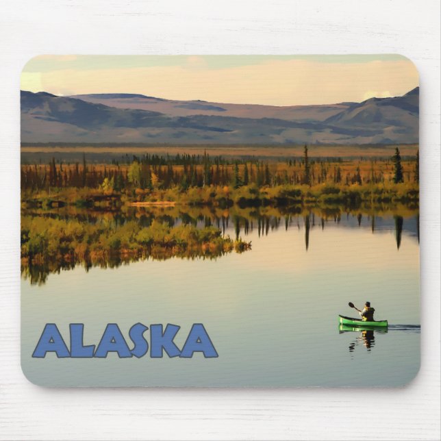 Canoe Alaska Mouse Pad (Front)
