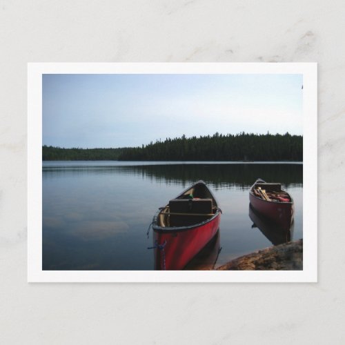 Canoe Canada Postcard
