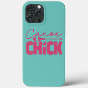 Canoe Canoeing Girl Chicken Canoe Chick  iPhone 13 Pro Max Case