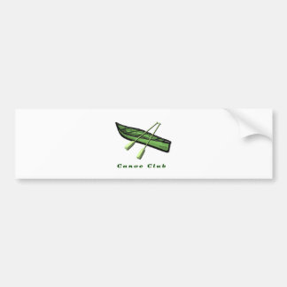 Canoe Club Design Bumper Sticker