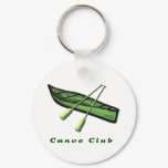 Canoe Club Design Keychain