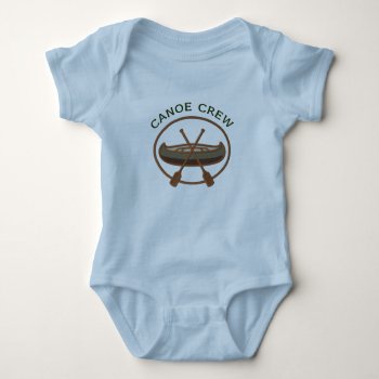 Canoe Crew Canoeing Logo Baby Bodysuit by cowboyannie at Zazzle