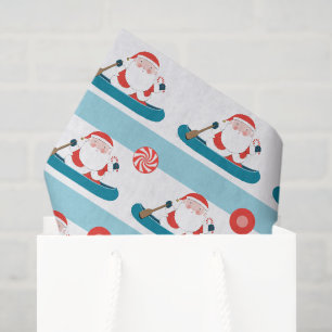 Canoe Kayak Camping Christmas Tissue Paper