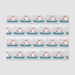 Canoe Kayak Christmas Tissue Paper