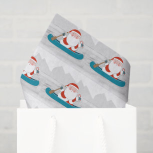 Canoe Kayak Christmas Tissue Paper
