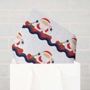 Canoe Kayak Christmas Tissue Paper