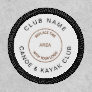 Canoe Kayak Club Logo Name Fully Customisable Patch