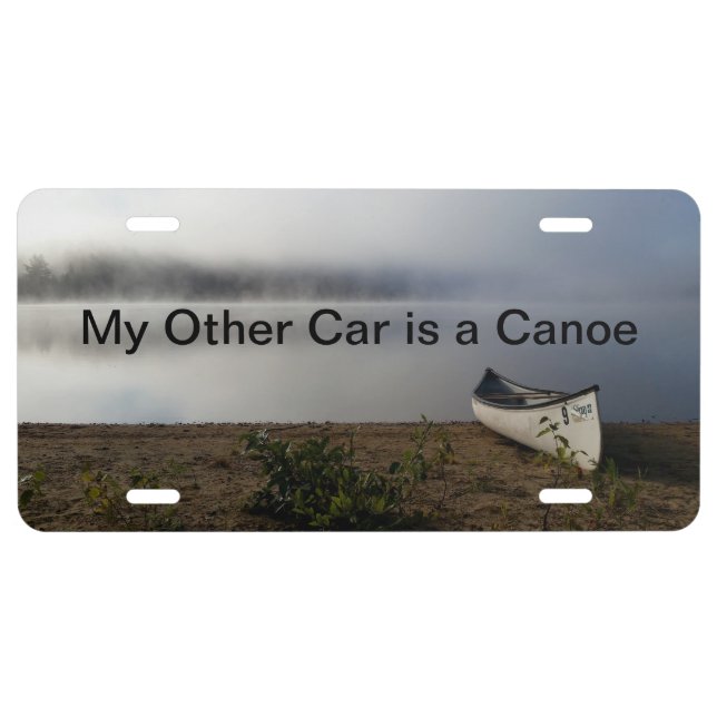 Canoe License Plate (Front)