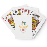 Canoe Life is better on the lake Canoeing Gift Playing Cards Canoe Life is better on the lake Canoeing Gift Playing Cards
