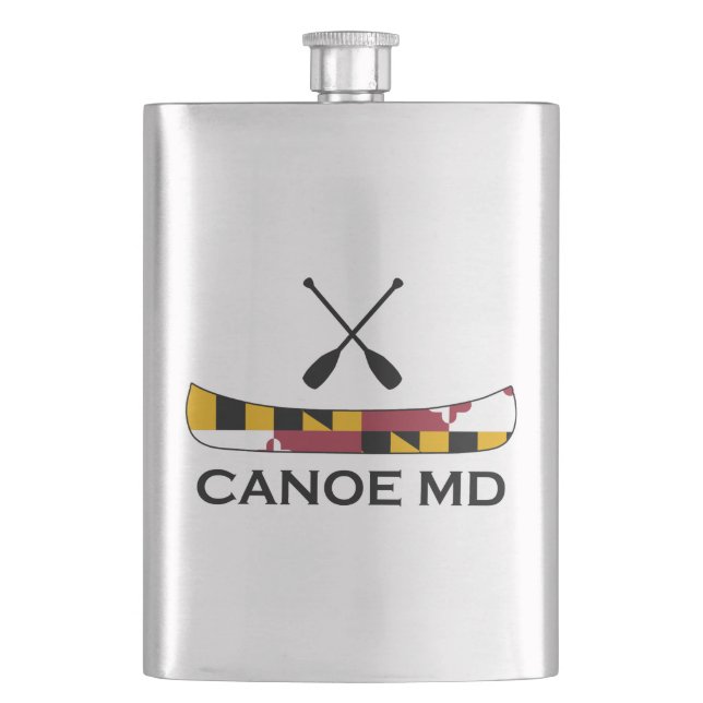 Canoe Maryland Flask (Front)