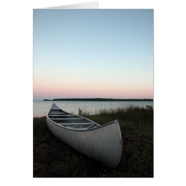 Canoe on Beach Cards (Front)