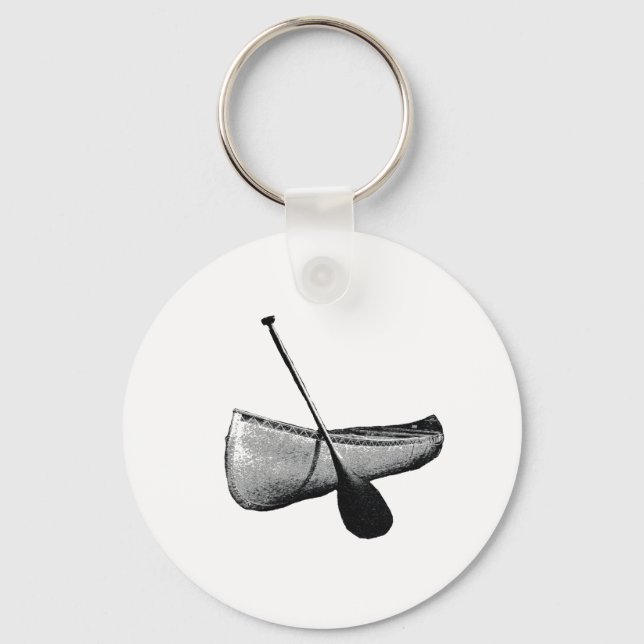 Canoe & Paddle Keychain (Front)