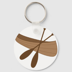 Canoe & Paddles Keychain
