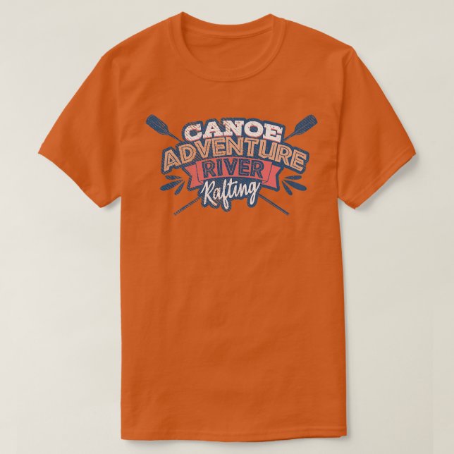 Canoe Rafting T-Shirt (Design Front)