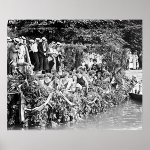 Canoe Regatta and Water Carnival: 1924 Poster