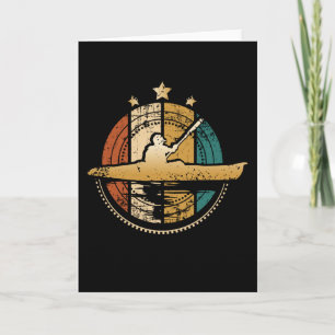 Canoe Retro Card