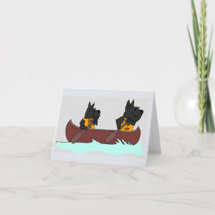 Canoe Scot & friend Note Card