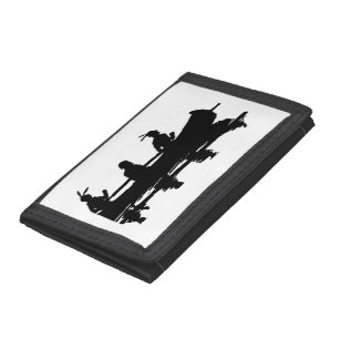 Canoe Silhouette Trifold Wallet