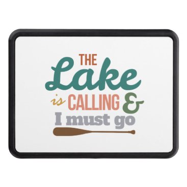 Canoe The Lake Is Calling And I Must Go Gift Idea Hitch Cover