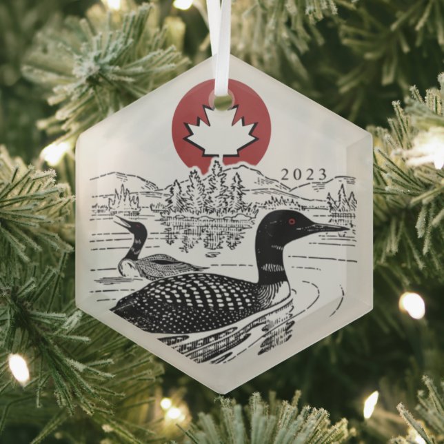 Canoe Trails Hex Ornament 2023 (Insitu)