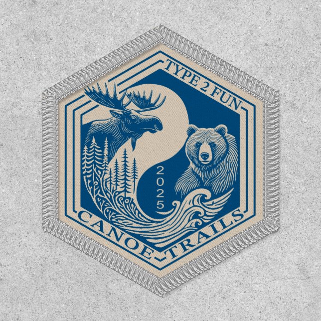 Canoe Trails Hex Patch 2025 (Front)