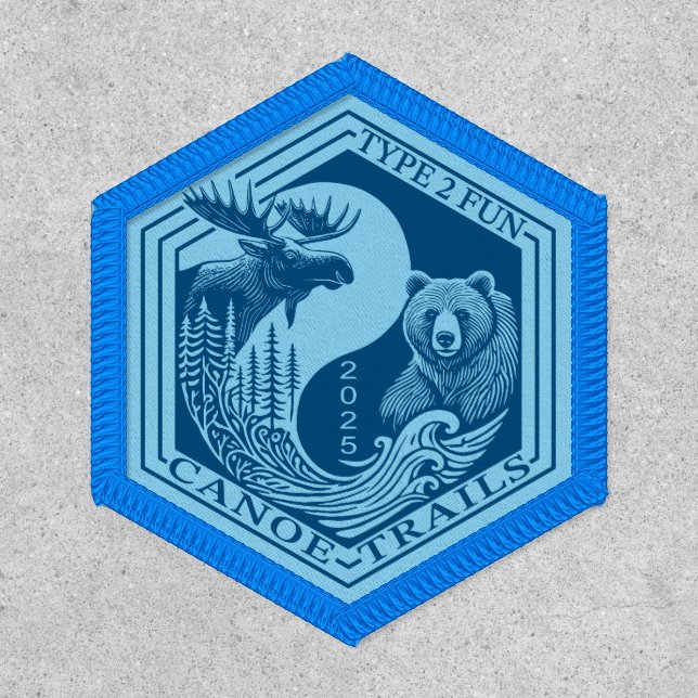 Canoe Trails Hex Patch 2025 (Front)