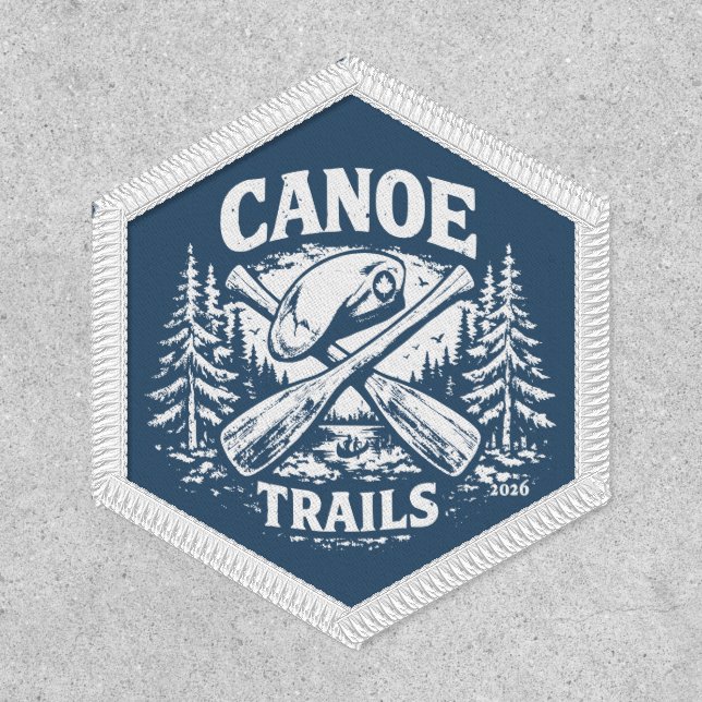 Canoe Trails Hex Patch 2026 (Front)