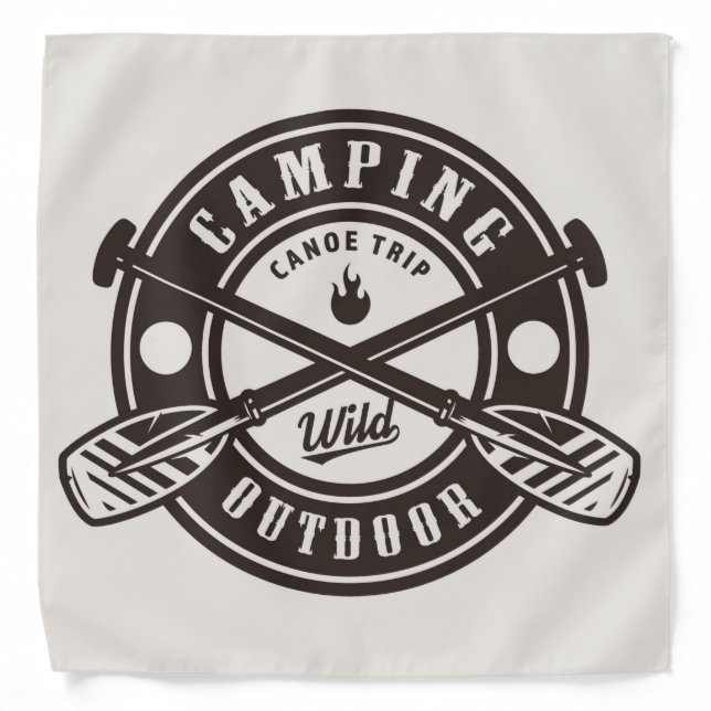 Canoe Trip Bandana (Front)