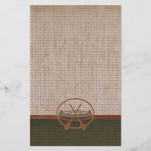 Canoe Trip Camping Vacation Stationery