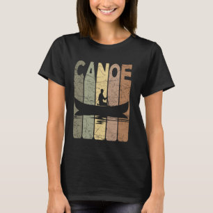 Canoe Vintage Canoeing Retro Canoe Paddling T-Shirt