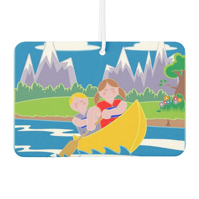 Canoeing Air Freshener (Front)