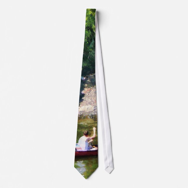 Canoeing in Paterson NJ Neck Tie (Front)