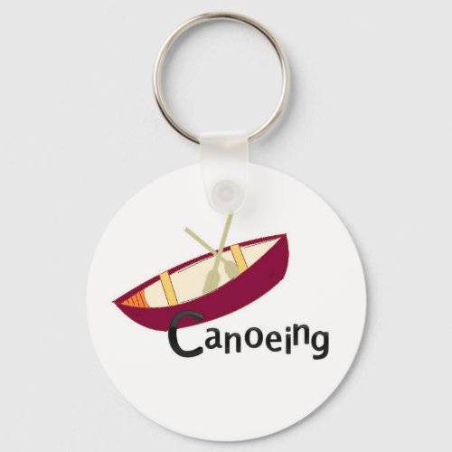 Canoeing Keychain