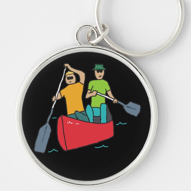 Canoeing Keychain (Front)